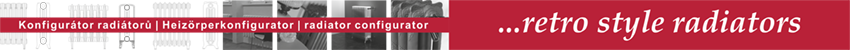 Konfigurátor pro  litinové a článkové radiátory Laurens, Konfigurator für Laurens Heizkörper, configurator for Laurens radiaotors 